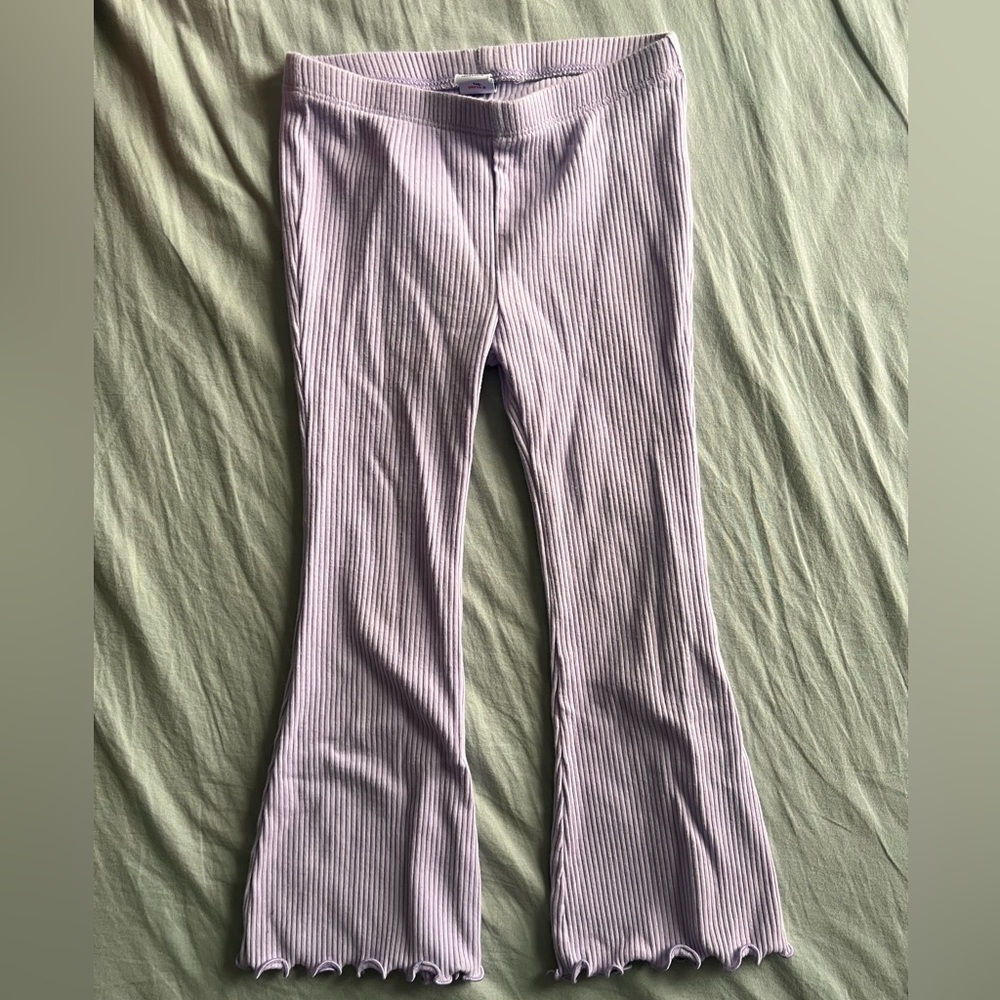 Ribbed Flare-Leg Leggings for Toddler Girls